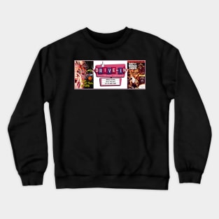 Drive-In Double Feature - Not of this Earth & Day the World Ended Crewneck Sweatshirt